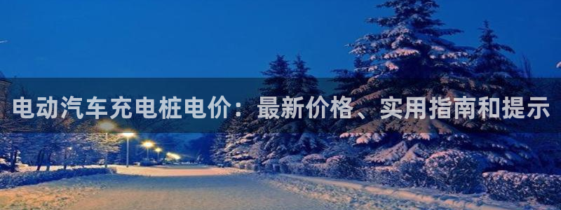 威廉希尔1.3 5.5：电动汽车充电桩电价：最新价格、实用指南和提示
