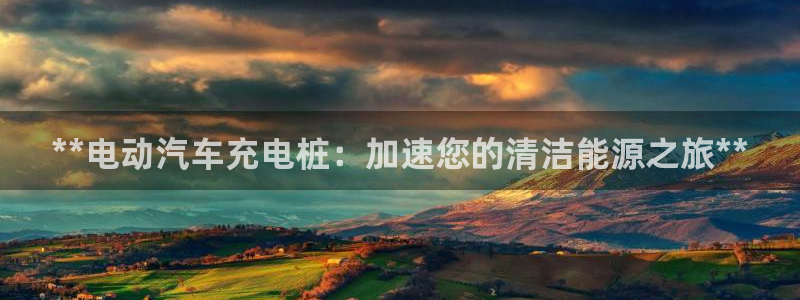 日乙威廉希尔：**电动汽车充电桩：加速您的清洁能源之旅**