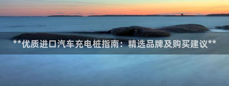 威廉希尔不开盘的比赛有哪些：**优质进口汽车充电桩指南：精选品牌及购买建议**