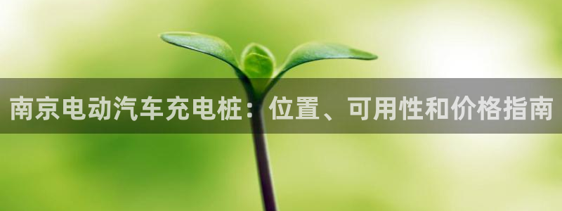 威廉足球：南京电动汽车充电桩：位置、可用性和价格指南