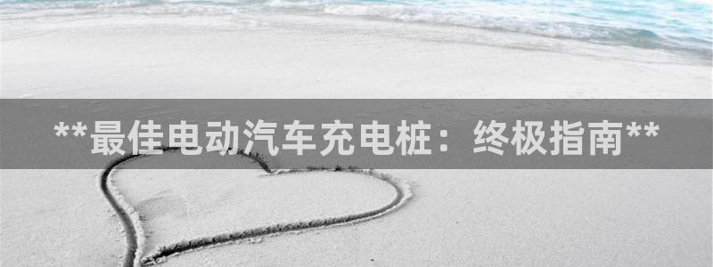 威廉希尔1.62 3.8 4.33：**最佳电动汽车充电桩：终极指南**